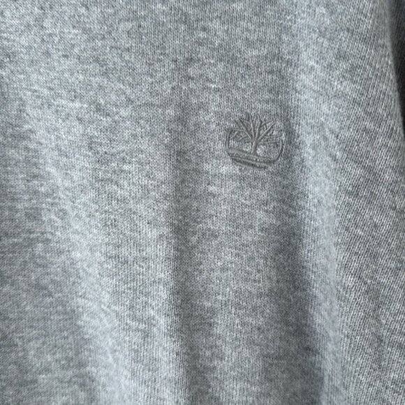 Timberland Men Gray Long Sleeve Crewneck Sweater  Plus Size XXL - Picture 6 of 11
